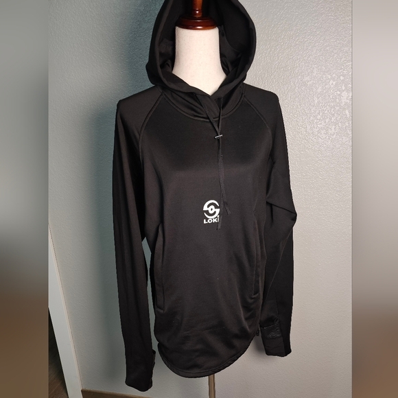 Loki Performance Sweatshirt. Turns into a backpack.  Sleeves turn into MITTENS! - Picture 2 of 16